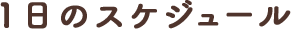 1日のスケジュール